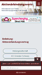Mobile Screenshot of aktionaerbindungsvertrag.ch